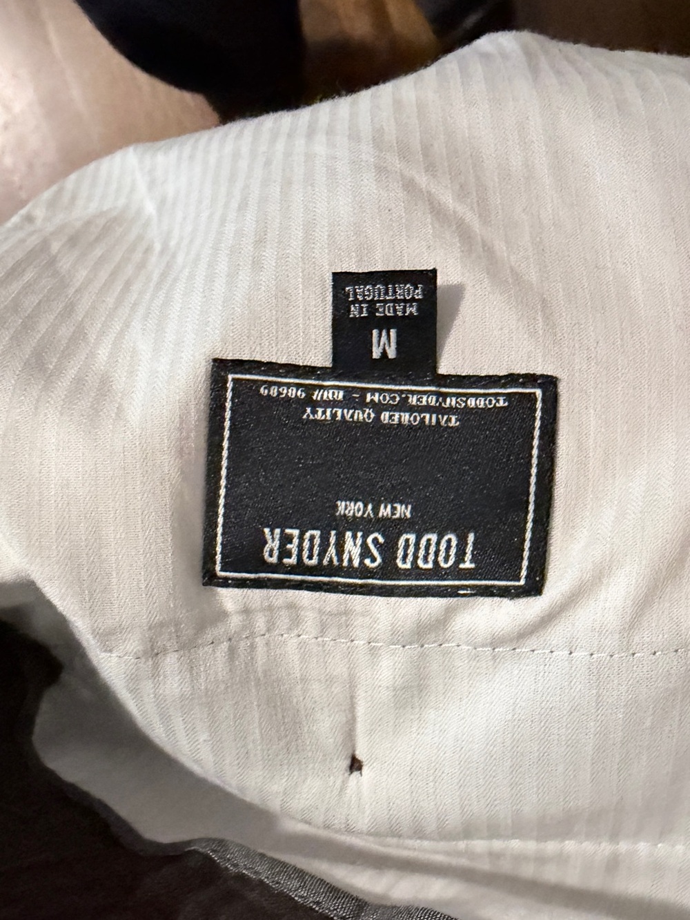 Todd Snyder linen pants, elastic waistband - Picture 3 of 7